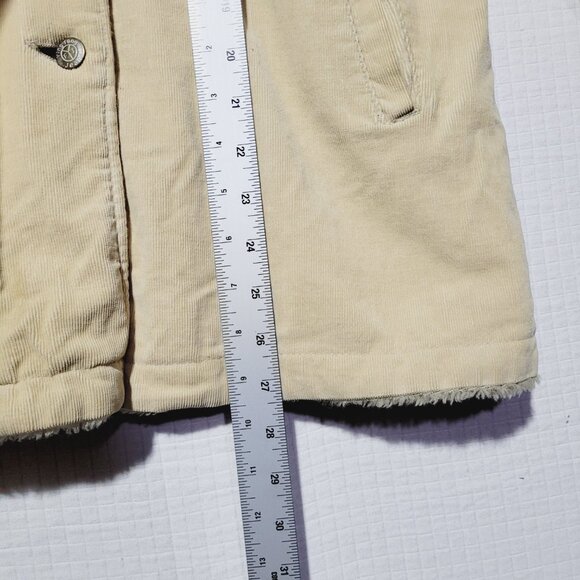 Girls Young and Free XL fuzzy fur coat Tan Minor defect - Picture 4 of 8